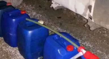 Alanya’da mazot hırsızları jandarmadan kaçamadı