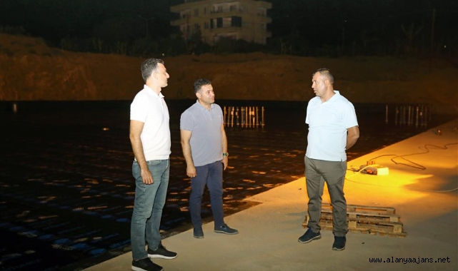 Başkan Yücel'den gece mesaisi