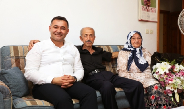 Başkan Yücel'den şehit ailesine bayram ziyareti