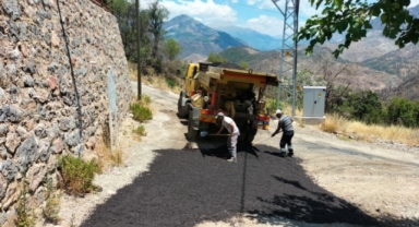 Büyükşehir ekipleri yayla yollarında yoğun mesaide