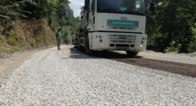Alanya Belediyesi'nden kırsalda asfalt seferberliği