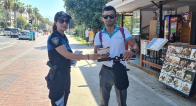 Alanya’da e-scooter sürücülerine cezai işlem uygulandı