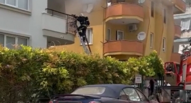 Alanya’da korkutan yangın