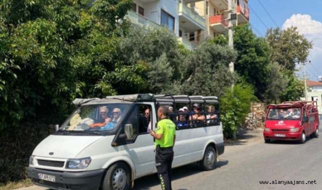 Alanya’da safari araçları denetlendi