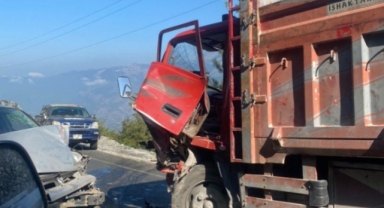 Alanya Kuşyuvası yolunda kaza: 1 yaralı
