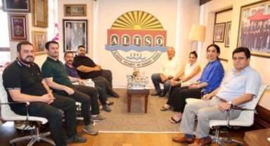 Arıkan ve yönetiminden Şahin'e teşekkür ziyareti