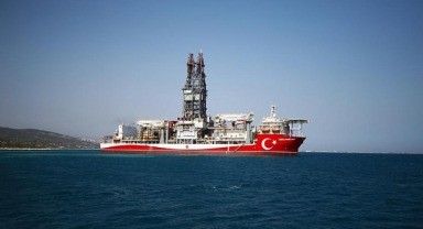 Alanya açıklarında sondaj faaliyeti