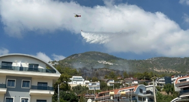 Alanya’da çıkan orman yangını söndürüldü