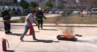 Alanya EAH'da gerçeği aratmayan tatbikat