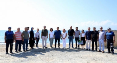 Batı Alanya'da sahil bandı yenileniyor