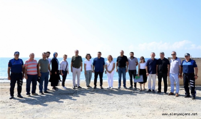 Batı Alanya'da sahil bandı yenileniyor