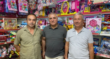 Erdem, kırtasiye sektörü temsilcileri ile görüştü