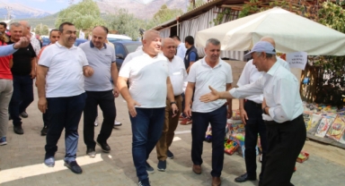 Gündoğmuş'ta 'Başkan Şahin’e büyük ilgi