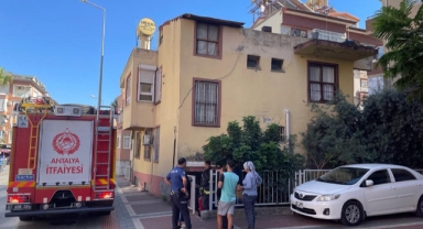 Alanya’da korkutan yangın