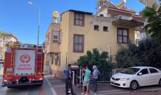 Alanya’da korkutan yangın