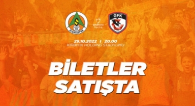 Alanyaspor-Gaziantep FK maçı biletleri satışa sunuldu