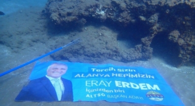 ALTSO Başkan Adayı Eray Erdem’e sualtından destek