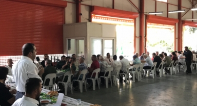 ALTSO Başkan Adayı Tunahan Toksöz halcilerle buluştu