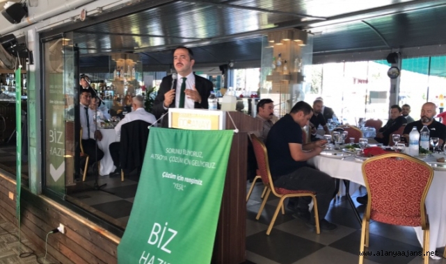 Başkan adayı Toksöz Alanya basınıyla buluştu