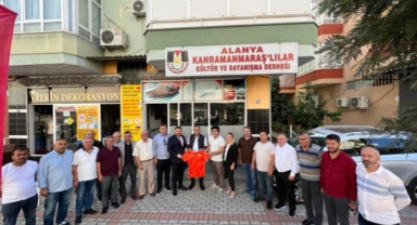 Gömeç Alanya Kahramanmaraşlılar Derneği’ni ziyaret etti