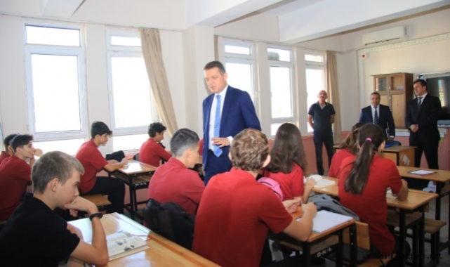 Kaymakam Ürkmezer’den meslek lisesine ziyaret
