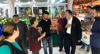 Toksöz'den Alanya Halk Pazarı'na ziyaret