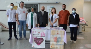 Alanya EAH'da organ bağışıyla ilgili stant kuruldu