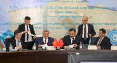 ALKÜ Kırgızistan- Türkiye Manas Üniversitesi arasında Memorandum of Understanding anlaşması