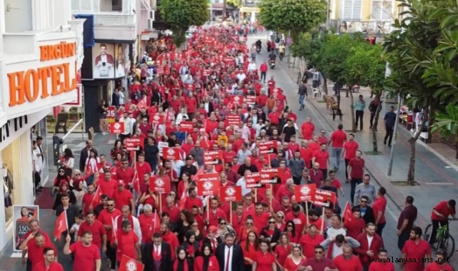 Gömeç: Alanya için birlikte yürüdük