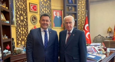Yücel’den Devlet Bahçeli’ye ziyaret