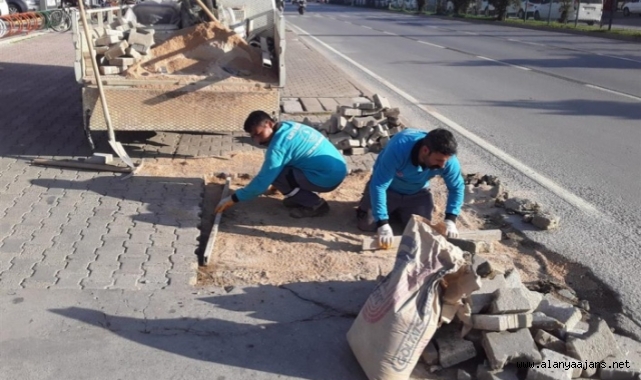 Alanya Belediyesi alt ve üst yapı çalışmalarında hız kesmiyor