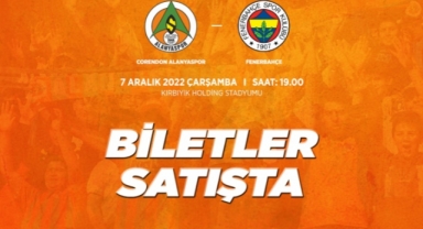 Alanyaspor-Fenerbahçe maçının biletleri satışa sunuldu