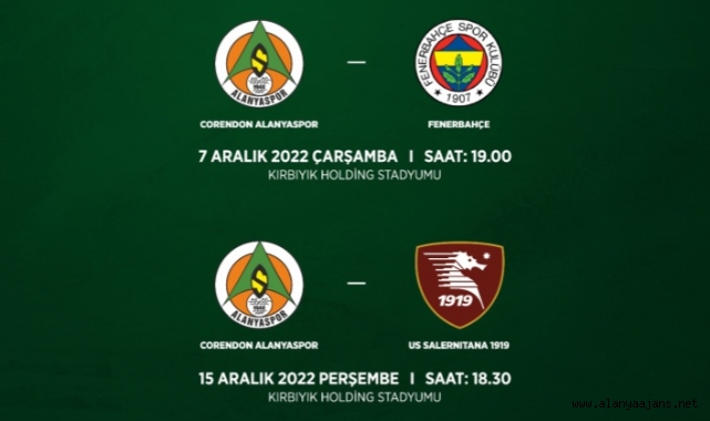 Alanyaspor’ın hazırlık maçı programı belli oldu