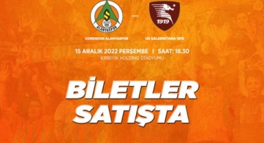 Alanyaspor, Salernitana maçının biletleri satışa çıktı