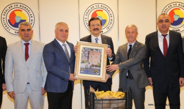 ALTSO Heyeti Bakan Muş ve Başkan Hisarcıklıoğlu ile görüştü