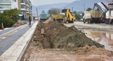 Kestel İsa Küçülmez Caddesi yenileniyor