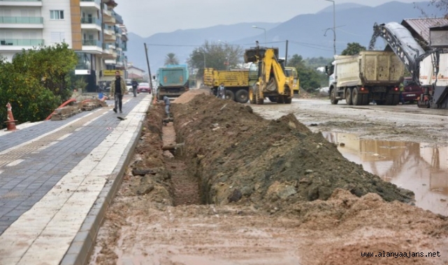 Kestel İsa Küçülmez Caddesi yenileniyor