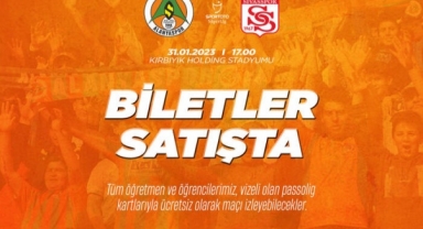 Alanyaspor'dan öğretmen ve öğrencilere ücretsiz bilet