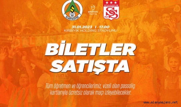 Alanyaspor'dan öğretmen ve öğrencilere ücretsiz bilet
