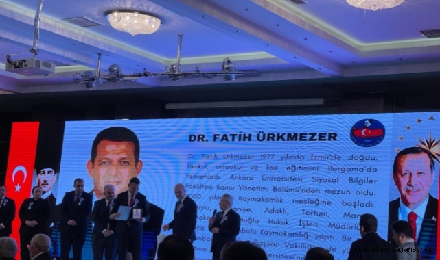 Fatih Ürkmezer ‘Yılın İdarecisi’ ödülüne layık görüldü