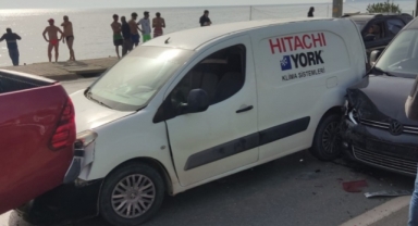 Alanya’da zincirleme kaza!