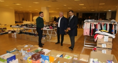 ALTSO Deprem İstasyonu depremzedelere yardım etmeye devam ediyor