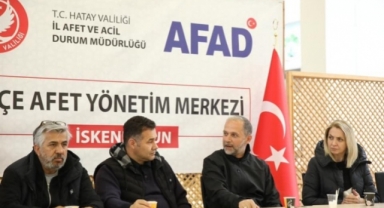 Alanya Belediye Başkanı Yücel ve ekibi deprem bölgesine gitti