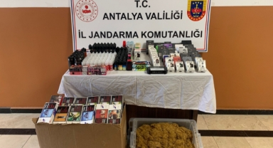Alanya'da jandarmadan elektronik sigara operasyonu