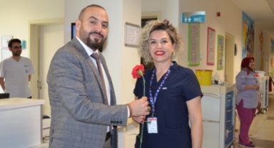 Alanya EAH Başhekimi Karahan kadın çalışanları unutmadı