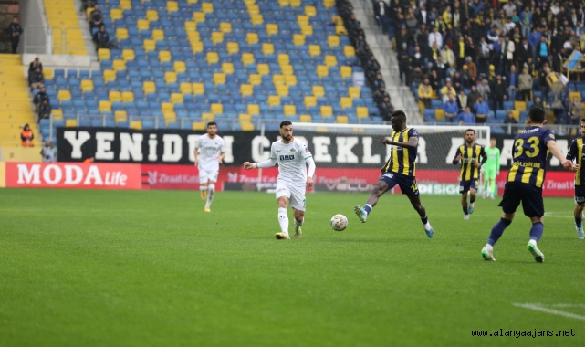Alanyaspor deplasmanda mağlup oldu