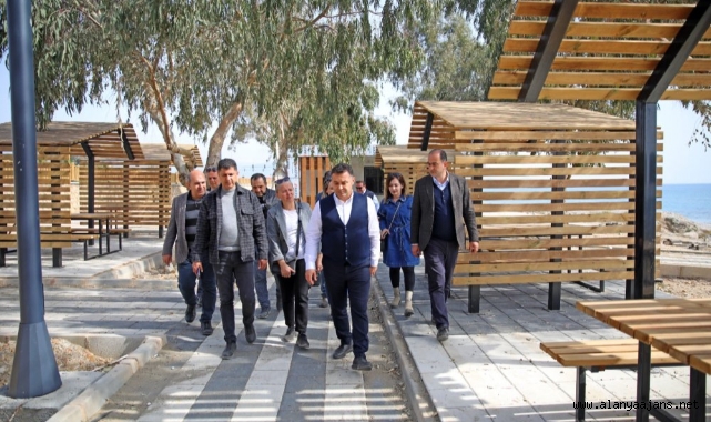 Batı Alanya’da sahil düzenleme çalışmasında sona gelindi