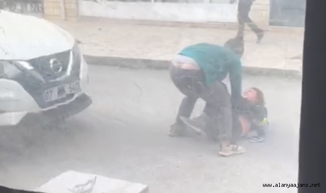 Alanya’da sokak ortasında eşini darp eden koca, karakolda polis memurunu yaralayınca tutuklandı