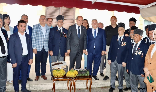 Alanyalı Kıbrıs Gazileri 50 yıl sonra KKTC’de