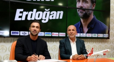 Alanyaspor teknik direktör Ömer Erdoğan ile anlaşma imzaladı
